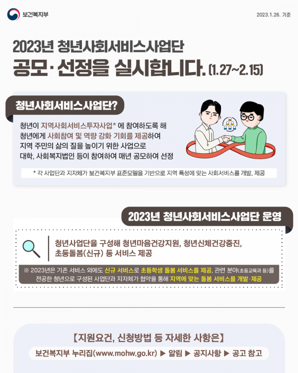 2023년 청년사업단 공모선정 홍보자료.png